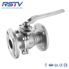 JIS Stainless/Carbon Steel 2PC Flanged Ball Valve